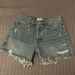 Agolde Parker Cutoff Denim Shorts
